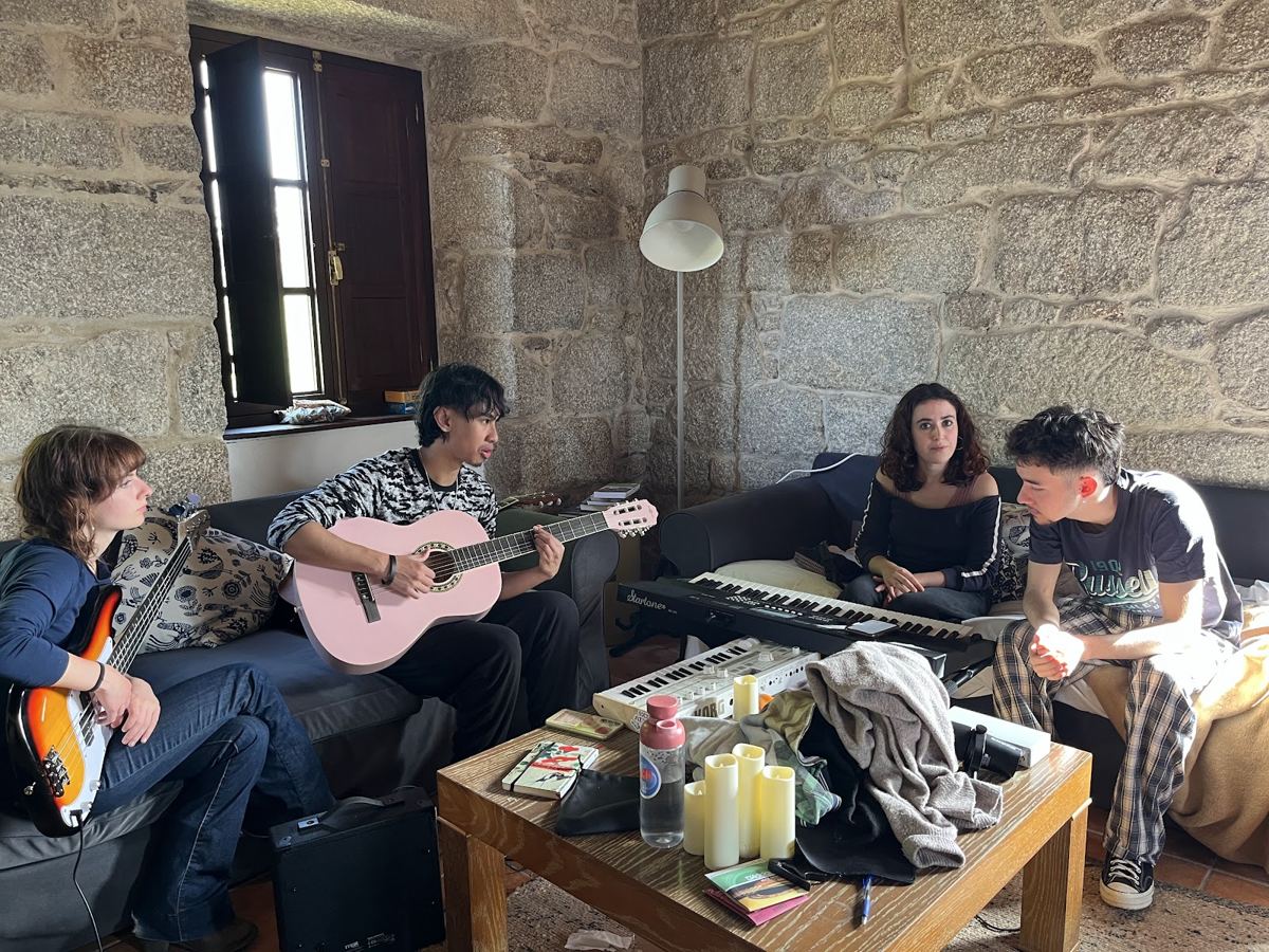 Jam session en la sala de piedra de Das Nest